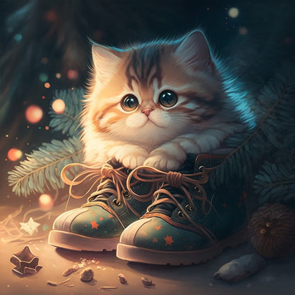 Midnight Cat | Diamond Painting
