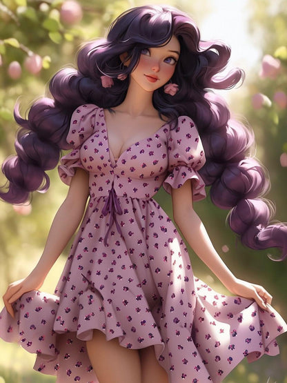 Beautiful Girl | Diamond Painting