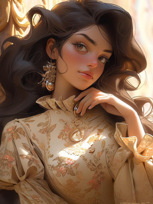 Beautiful Girl | Diamond Painting