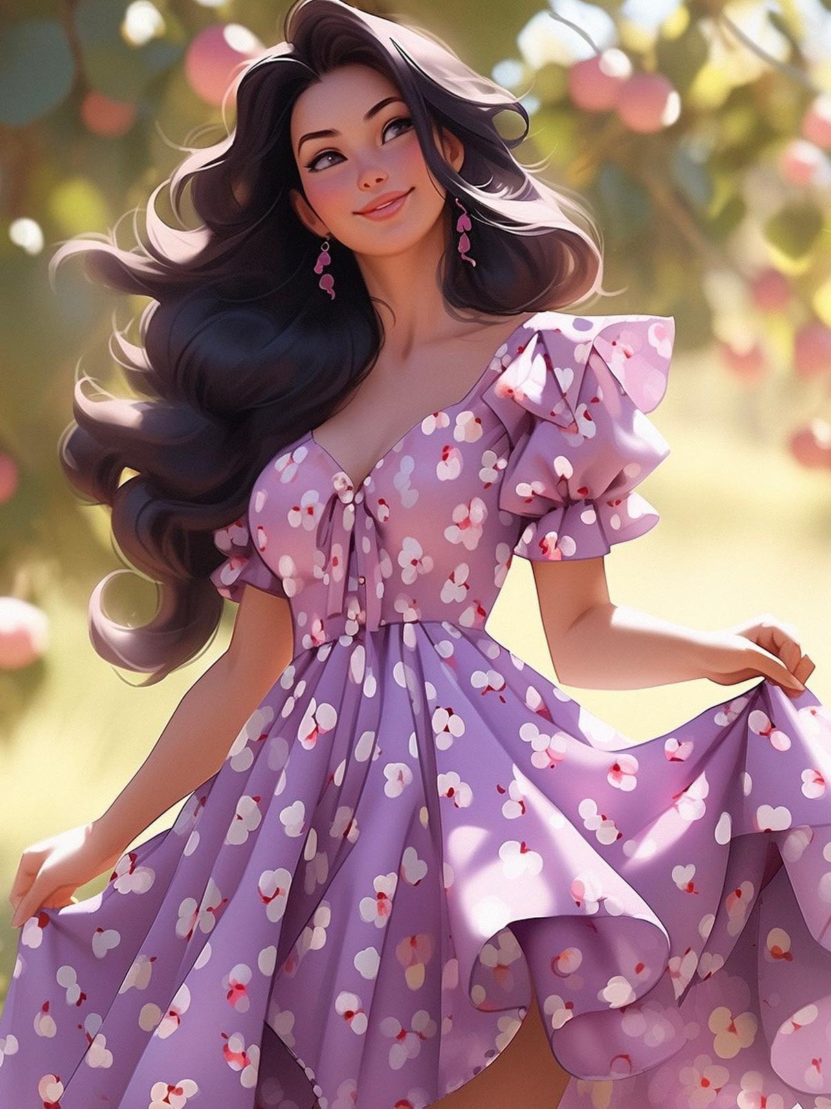 Beautiful Girl | Diamond Painting