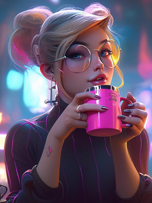 Beautiful Girl | Diamond Painting