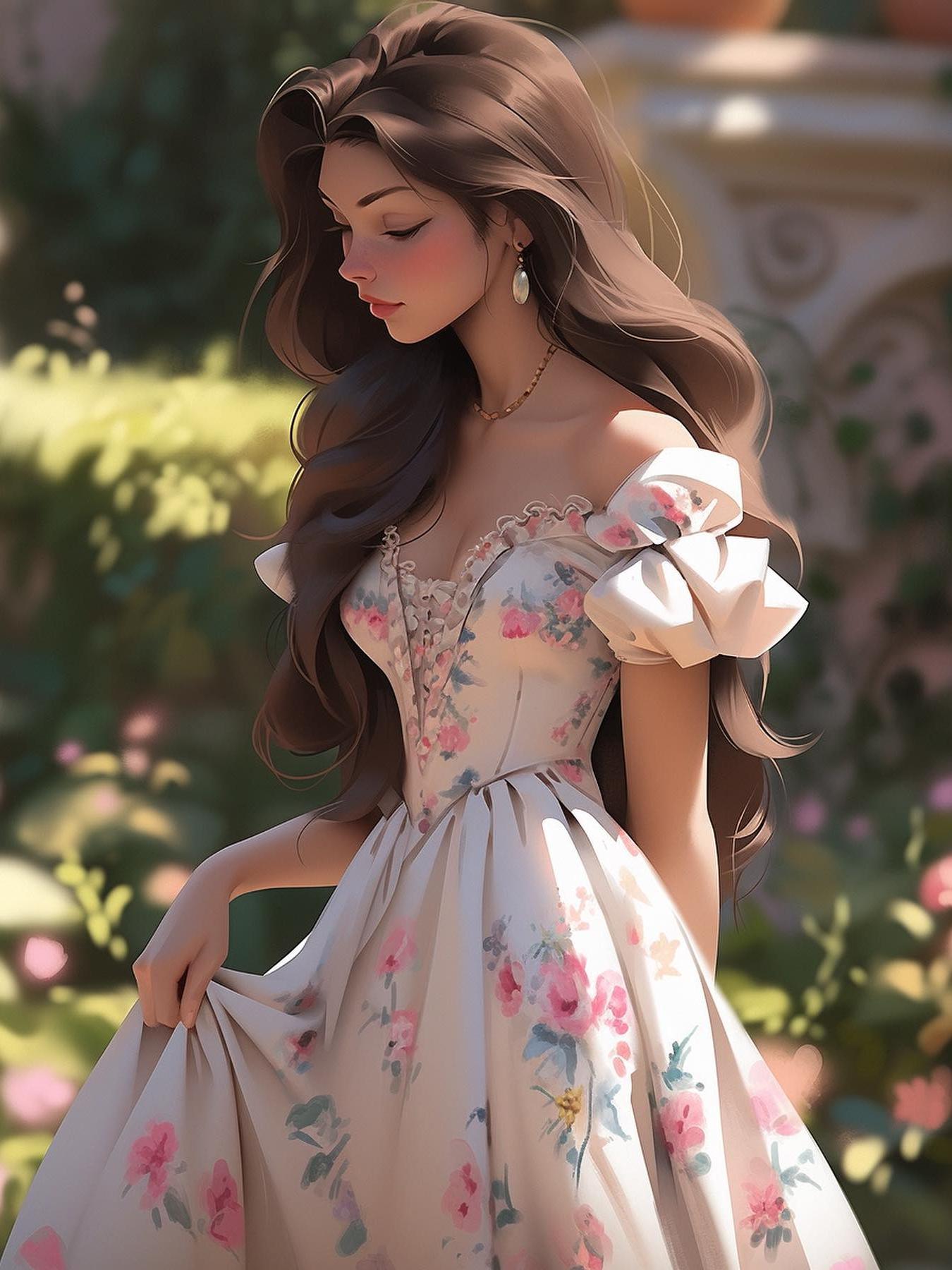 Beautiful Girl | Diamond Painting