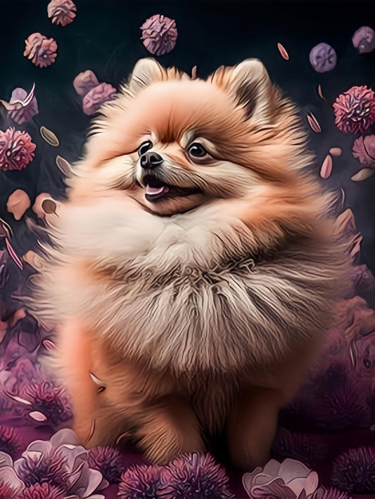 Pomeranian Dog | Diamond Painting