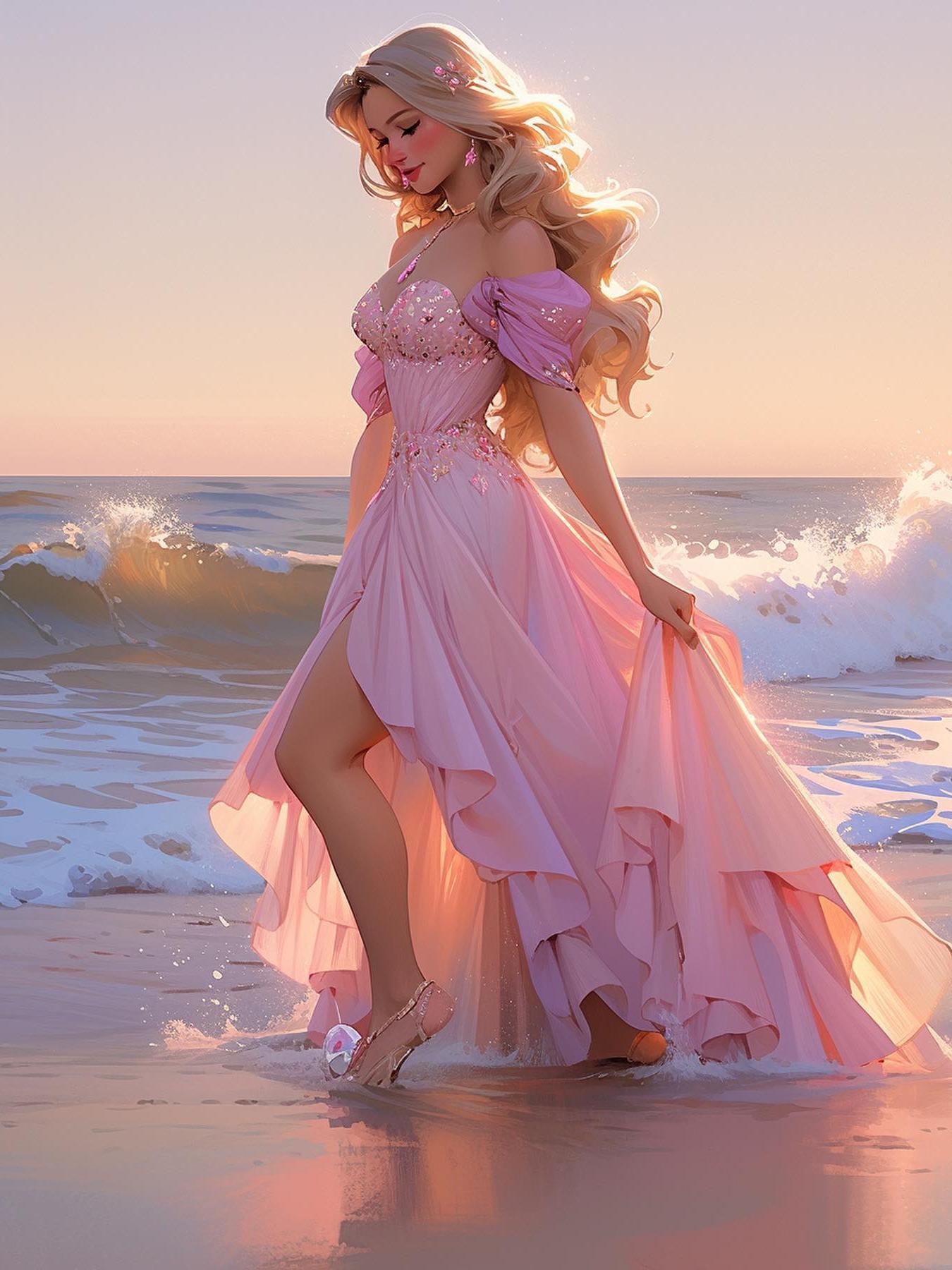 Beautiful Girl | Diamond Painting