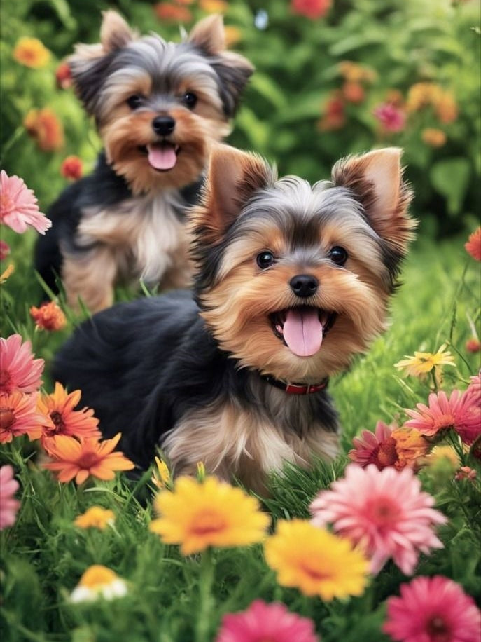 Dog Yorkie | Diamond Painting