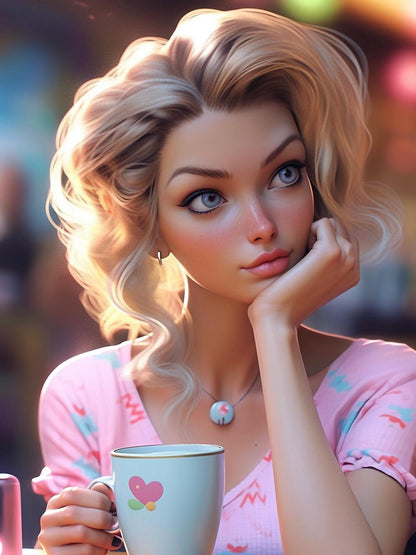 Beautiful Girl | Diamond Painting
