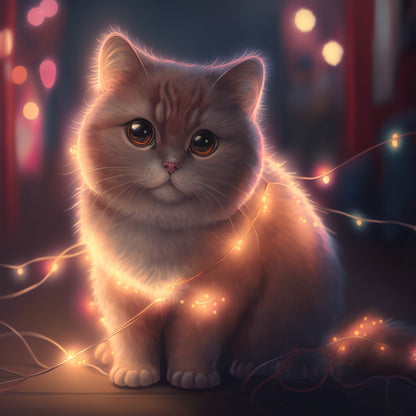 Midnight Cat | Diamond Painting