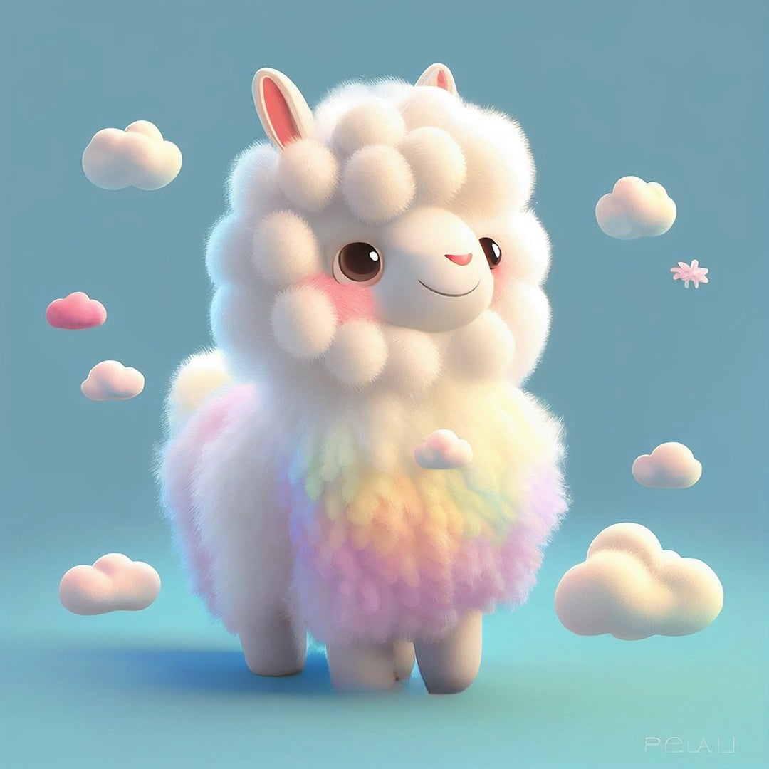 Sheep Goat Alpaca | Diamond Painting