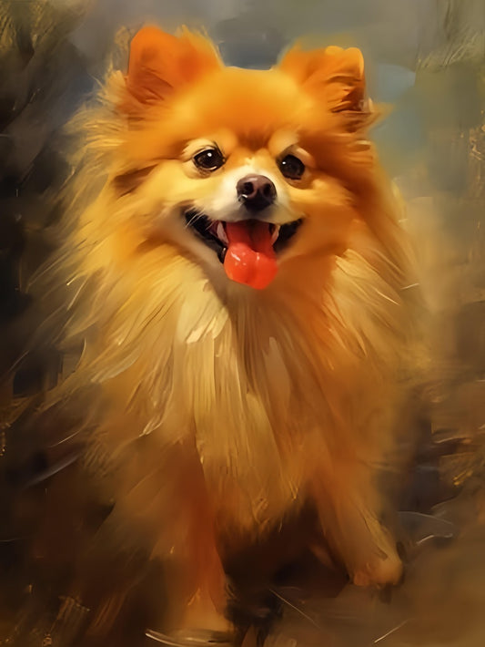 Pomeranian Dog | Diamond Painting
