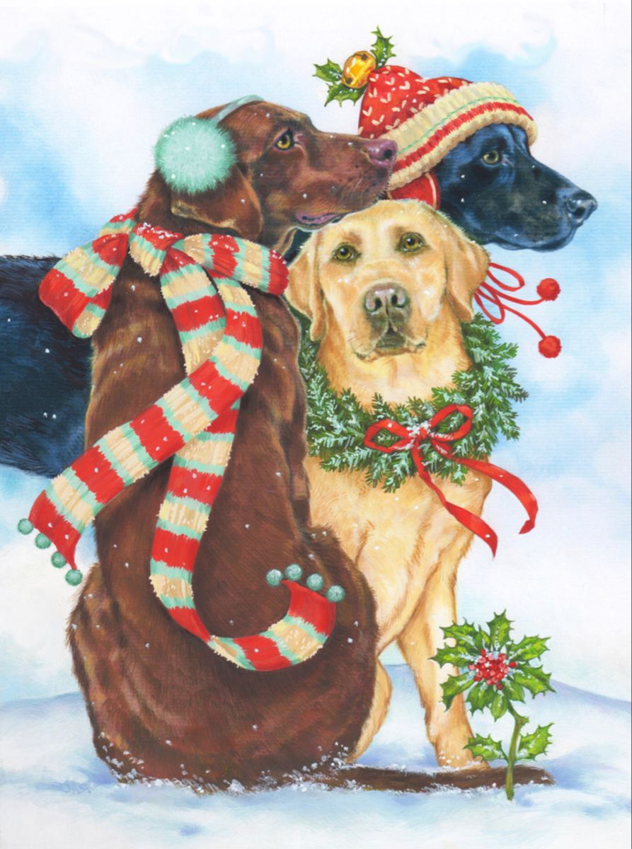 Christmas Dog | Diamond Painting