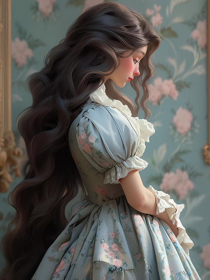 Beautiful Girl | Diamond Painting