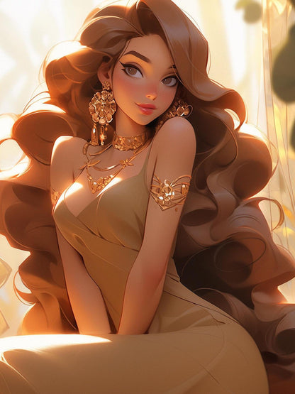 Beautiful Girl | Diamond Painting