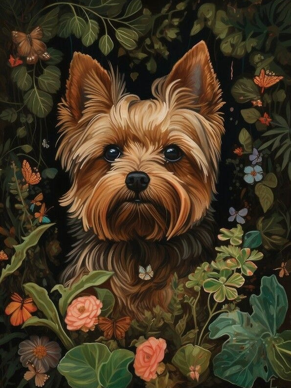 Dog Yorkie | Diamond Painting