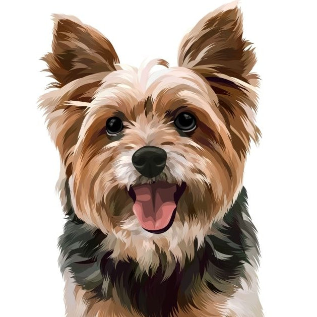 Dog Yorkie | Diamond Painting
