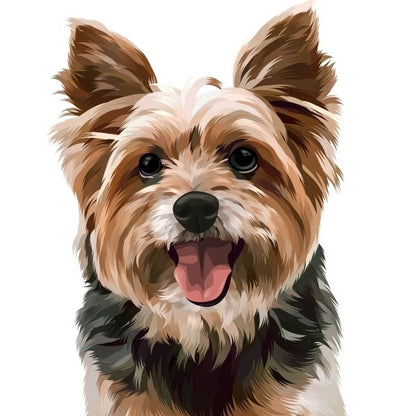 Dog Yorkie | Diamond Painting