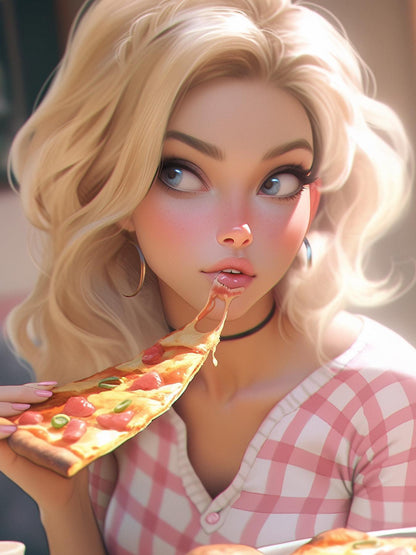 Beautiful Girl | Diamond Painting