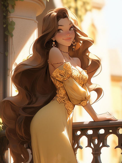 Beautiful Girl | Diamond Painting