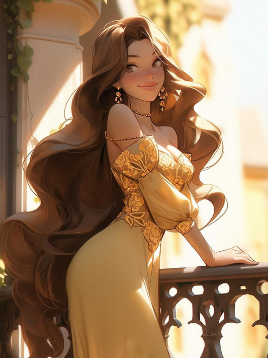 Beautiful Girl | Diamond Painting