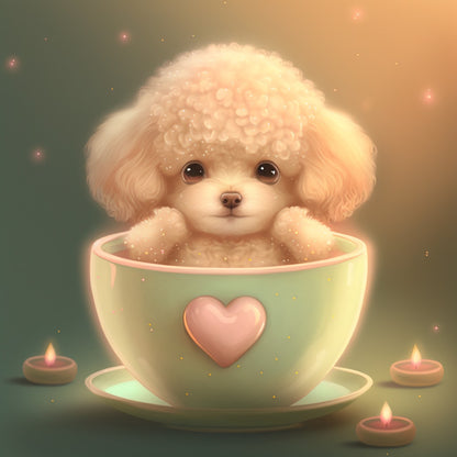 Poodle Dog | Diamond Painting