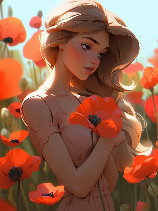 Beautiful Girl | Diamond Painting