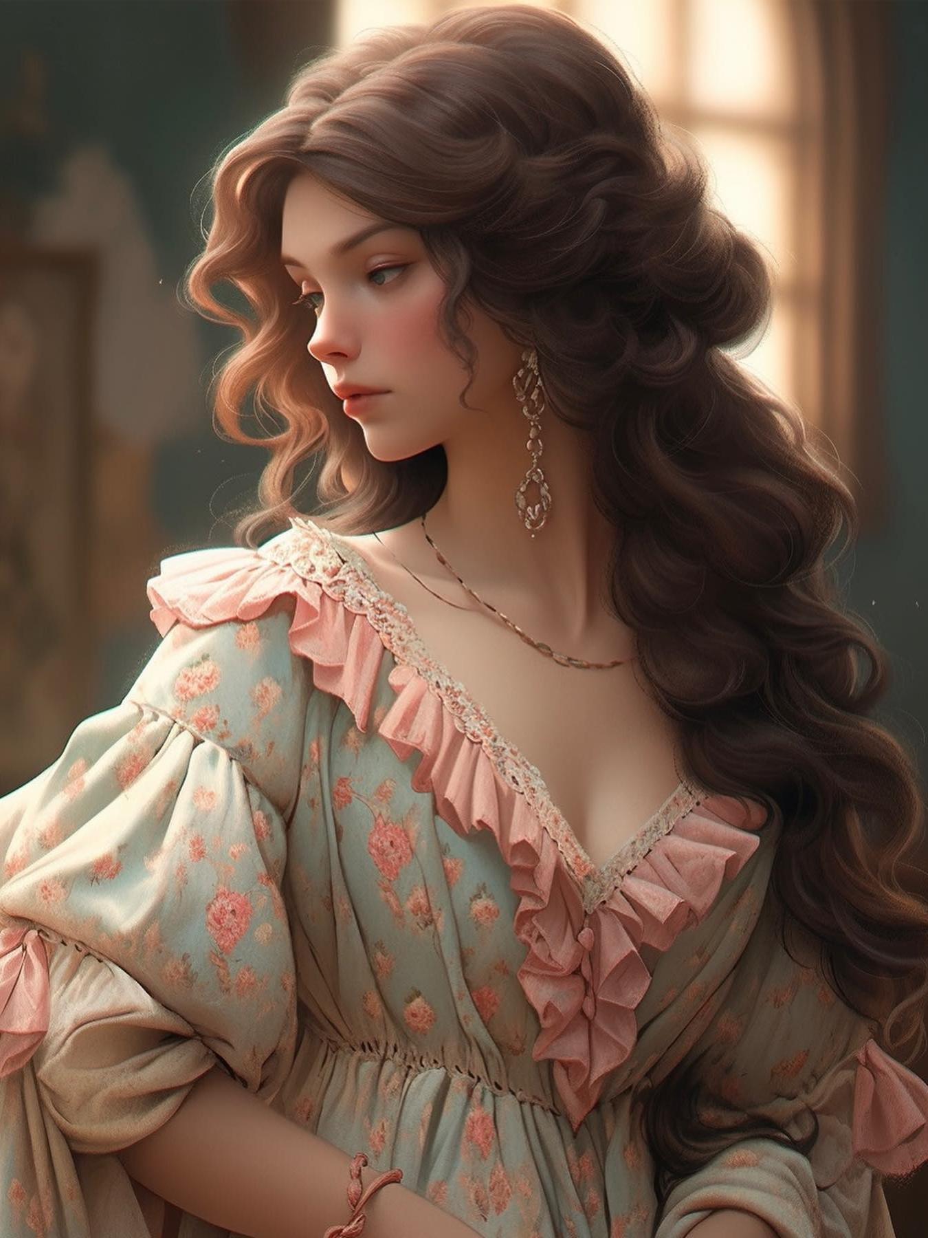 Beautiful Girl | Diamond Painting