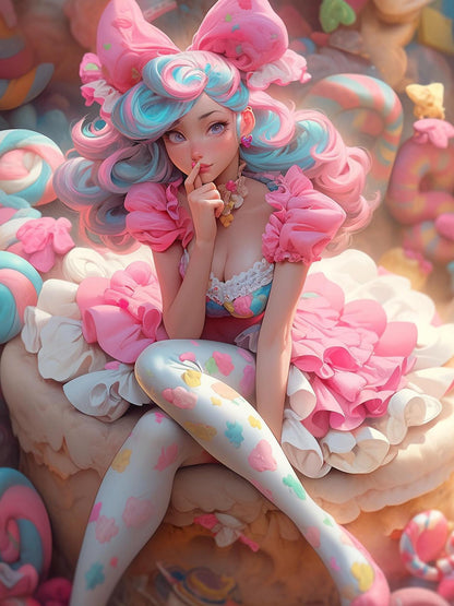 Beautiful Girl | Diamond Painting