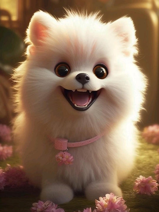 Pomeranian Dog | Diamond Painting