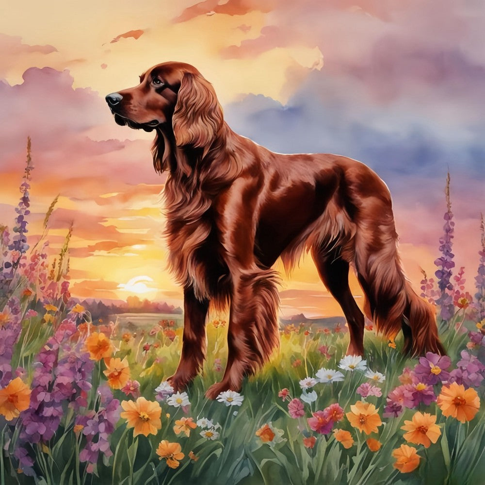 Irish Setter Dog | Diamond Painting