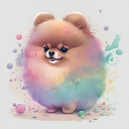 Pomeranian Dog | Diamond Painting