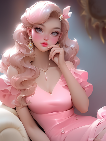 Beautiful Girl | Diamond Painting
