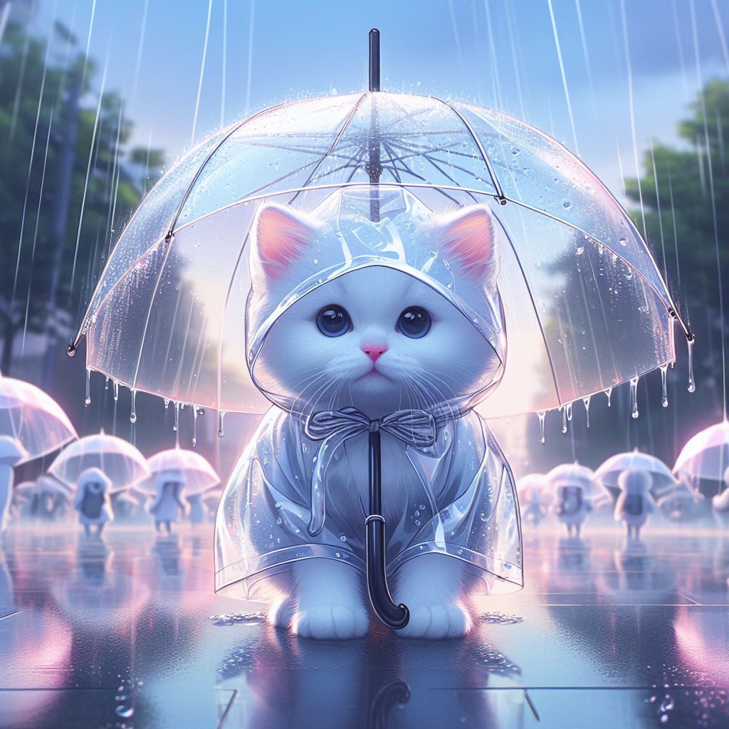 Raining Cat and Dog | Diamond Painting