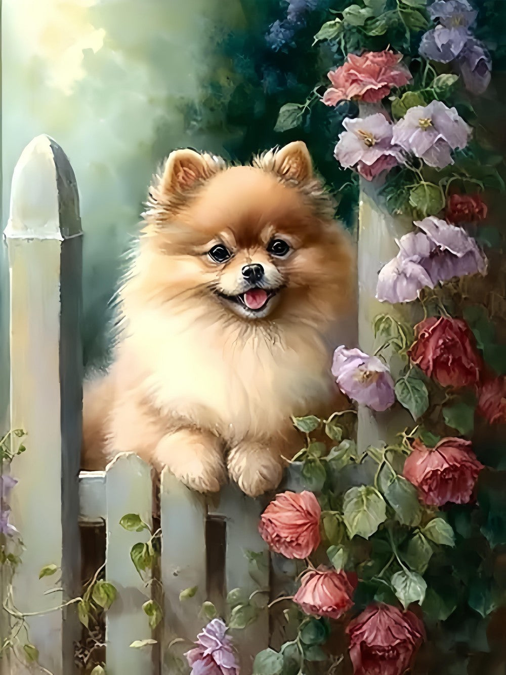 Pomeranian Dog | Diamond Painting
