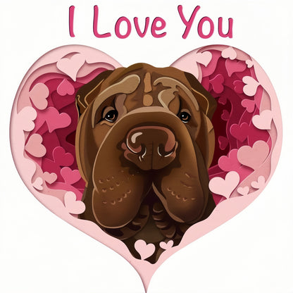 Shar Pei Dog | Diamond Painting