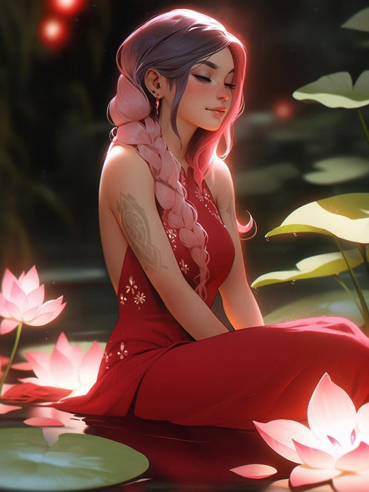 Beautiful Girl | Diamond Painting