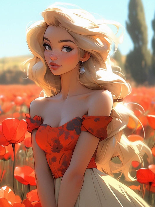 Beautiful Girl | Diamond Painting