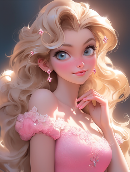 Beautiful Girl | Diamond Painting