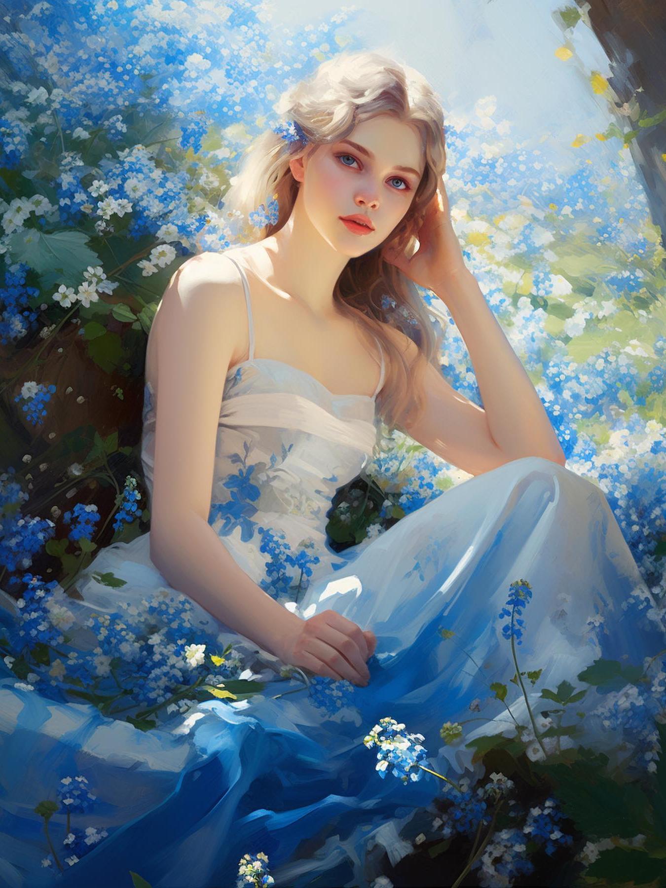 Beautiful Girl | Diamond Painting