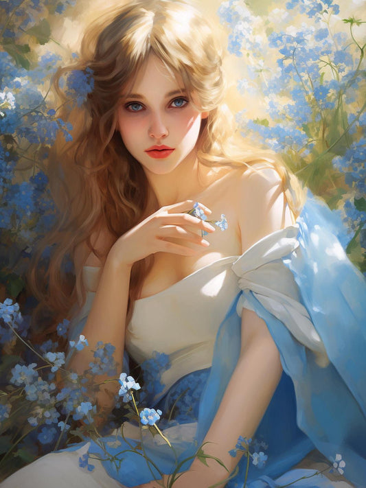Beautiful Girl | Diamond Painting