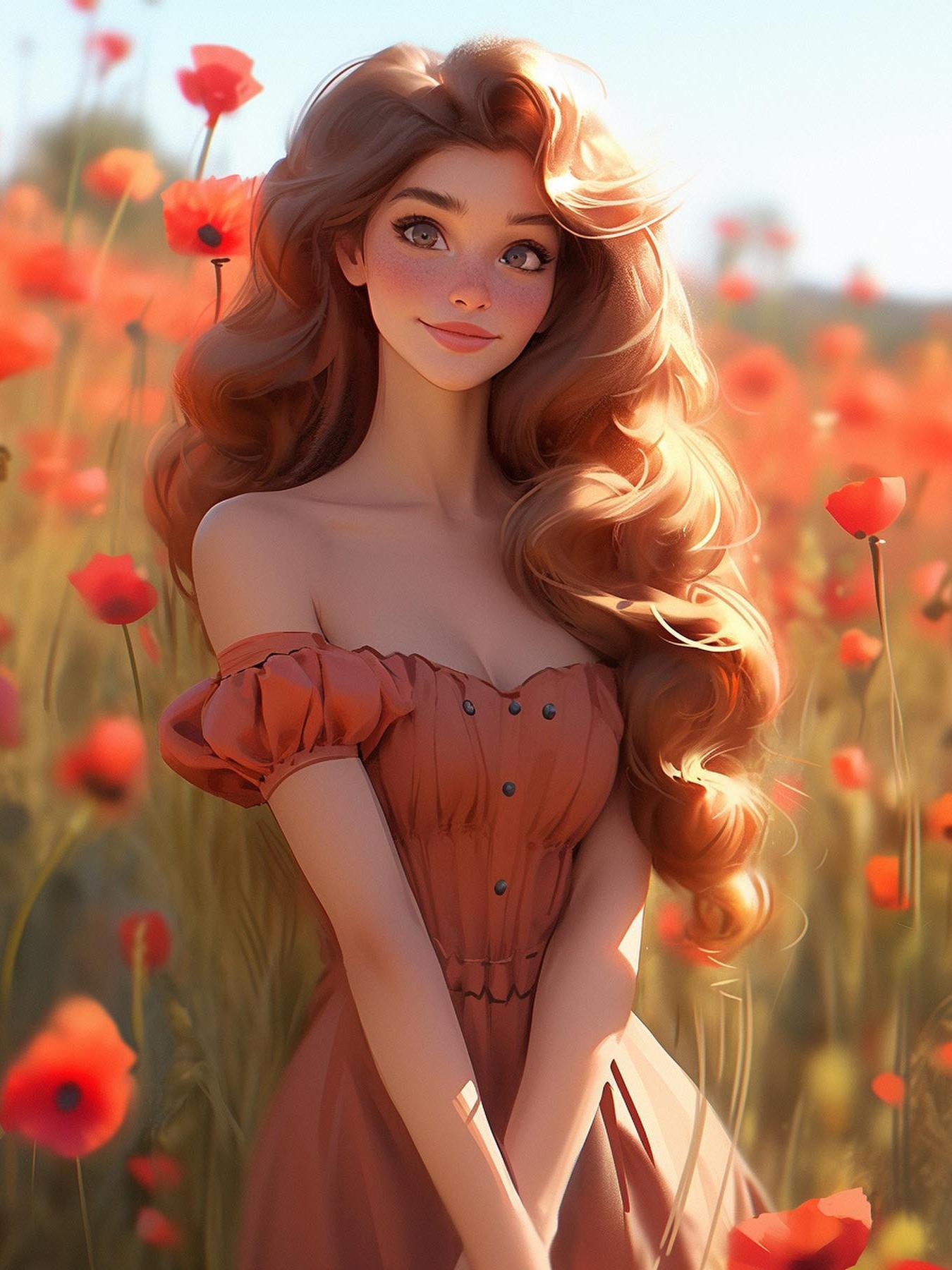 Beautiful Girl | Diamond Painting