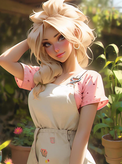 Beautiful Girl | Diamond Painting