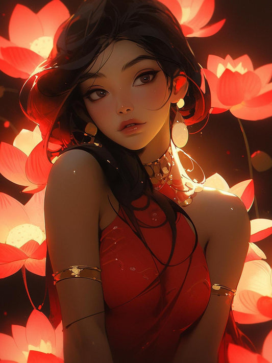 Beautiful Girl | Diamond Painting