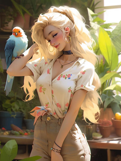 Beautiful Girl | Diamond Painting