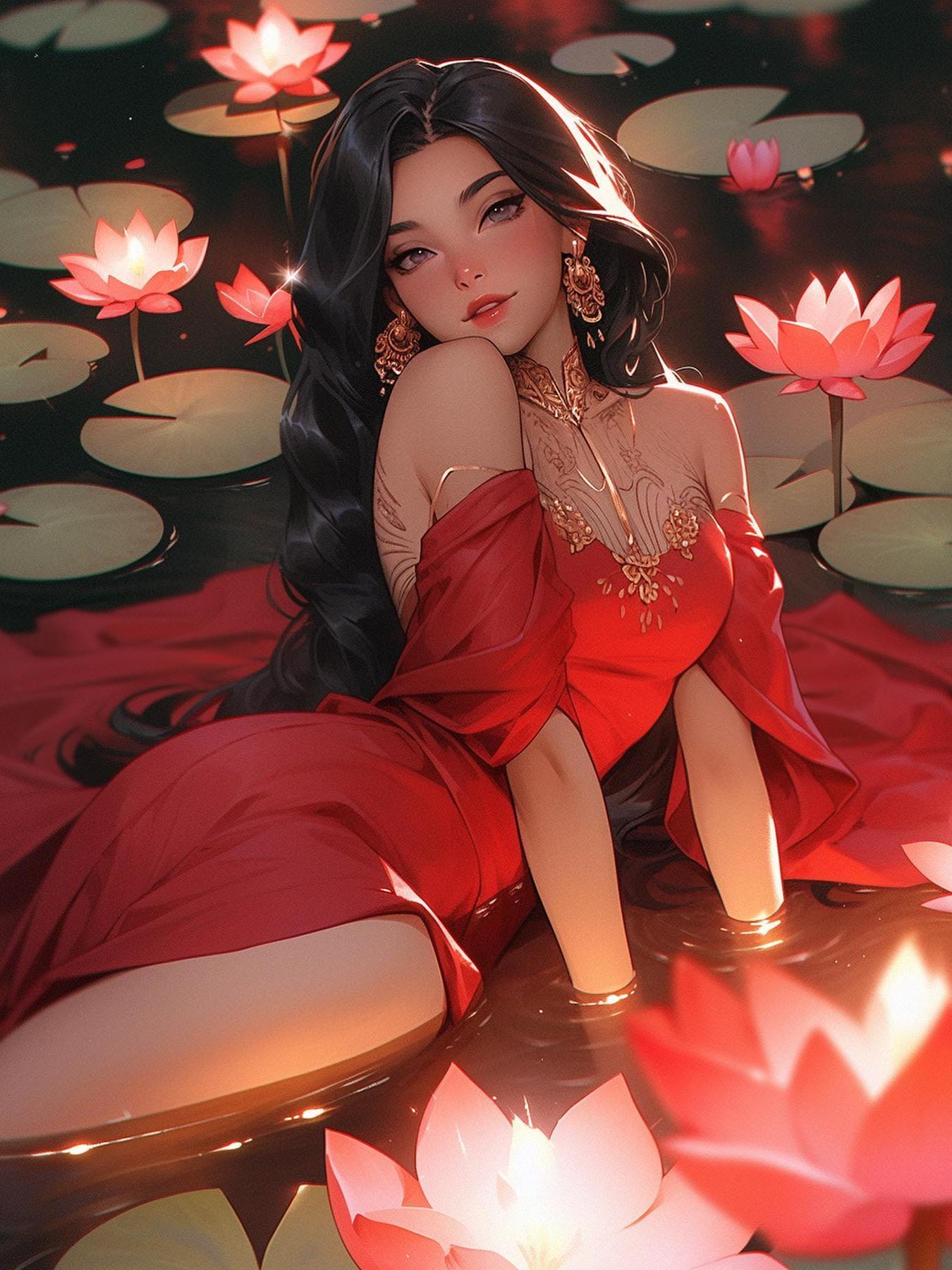 Beautiful Girl | Diamond Painting