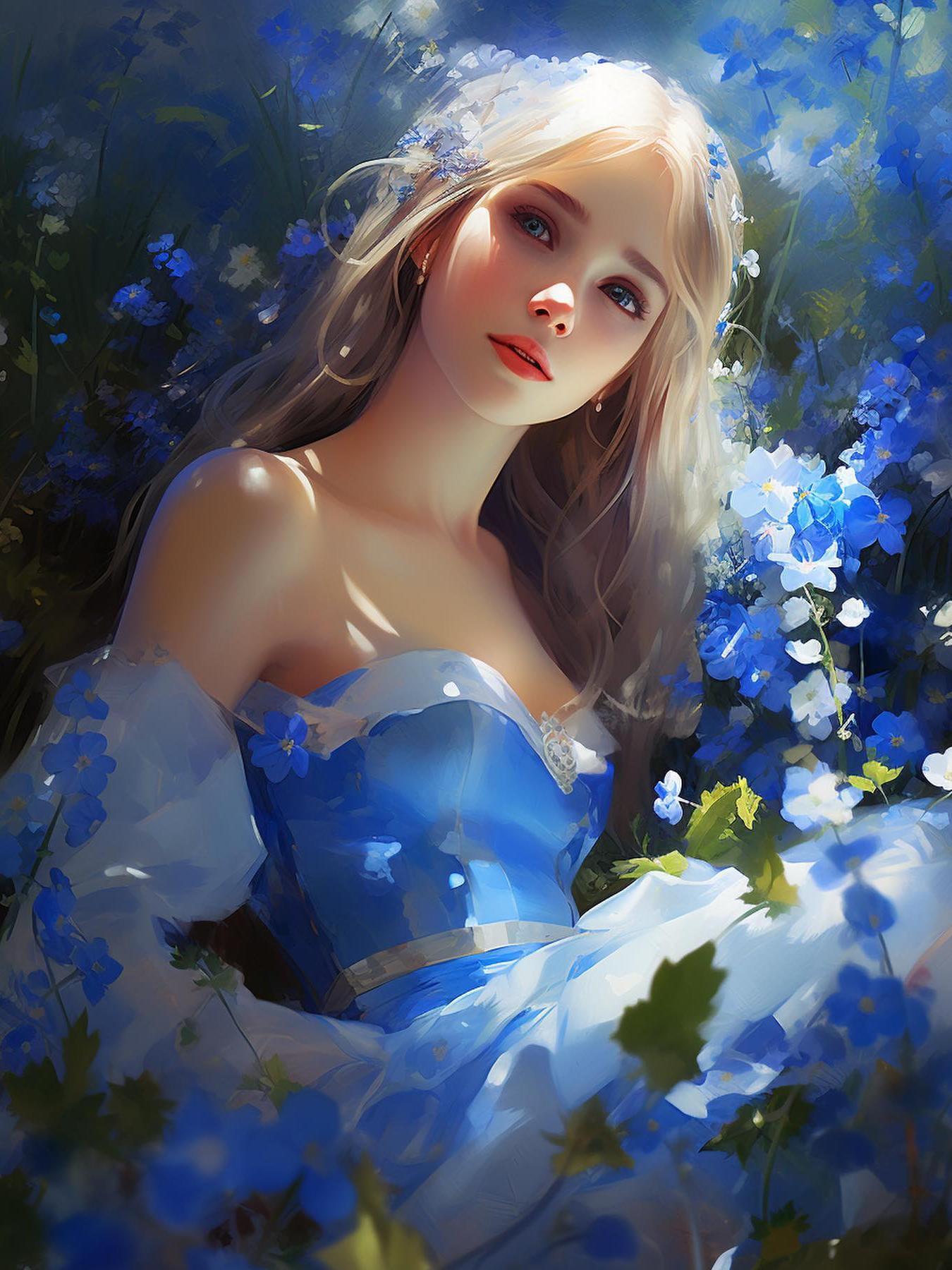 Beautiful Girl | Diamond Painting