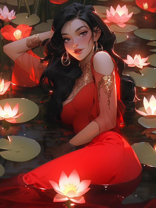 Beautiful Girl | Diamond Painting