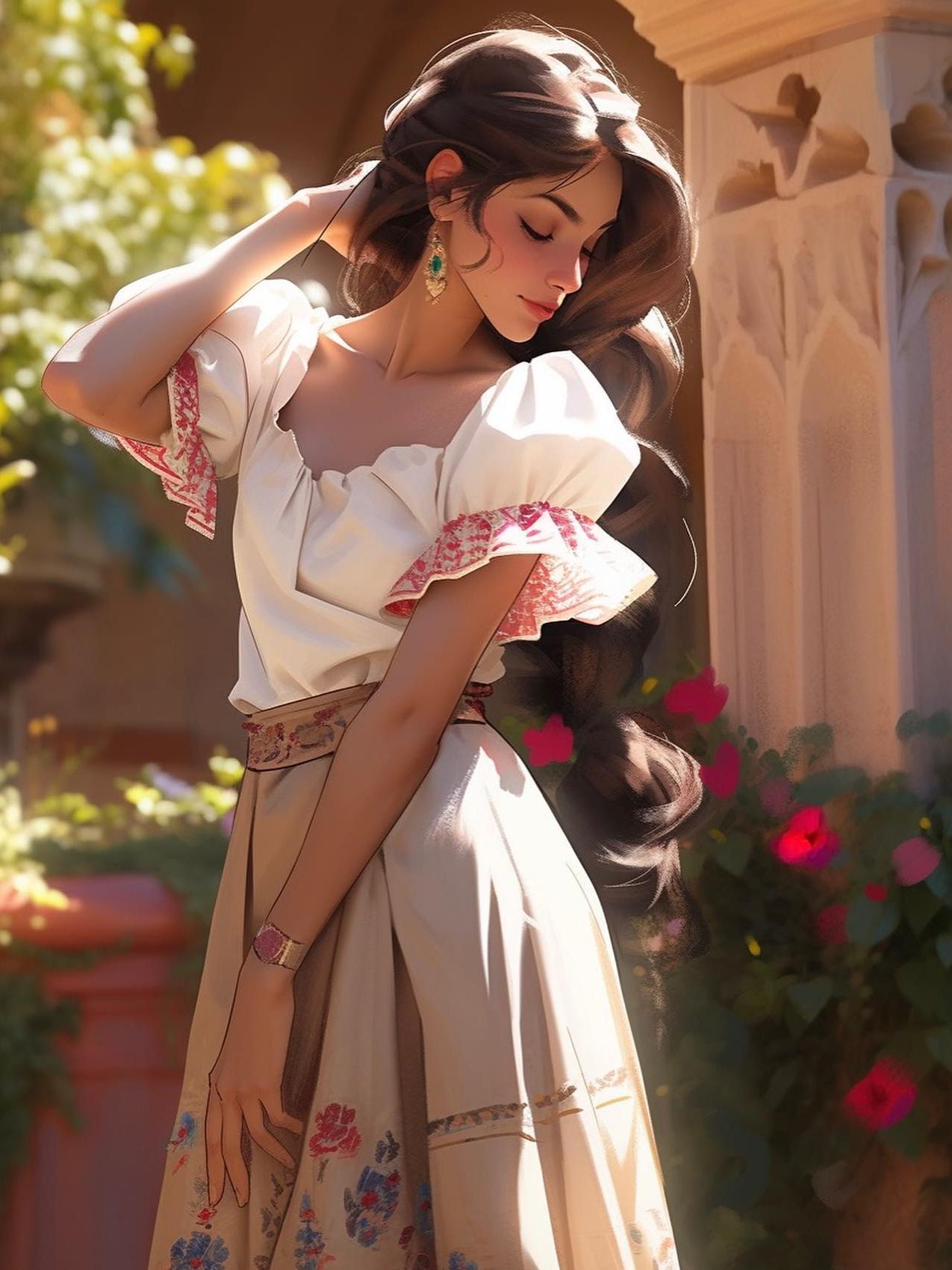 Beautiful Girl | Diamond Painting