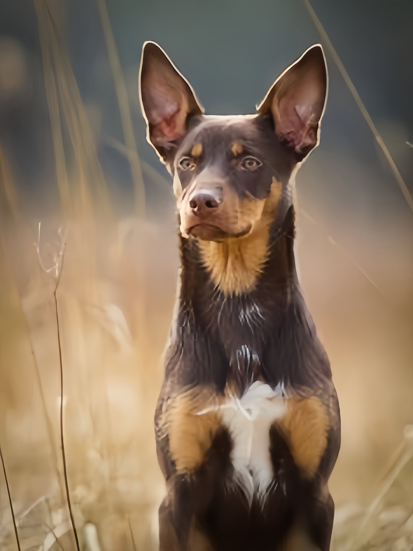 Australian Kelpie Dog | Diamond Painting