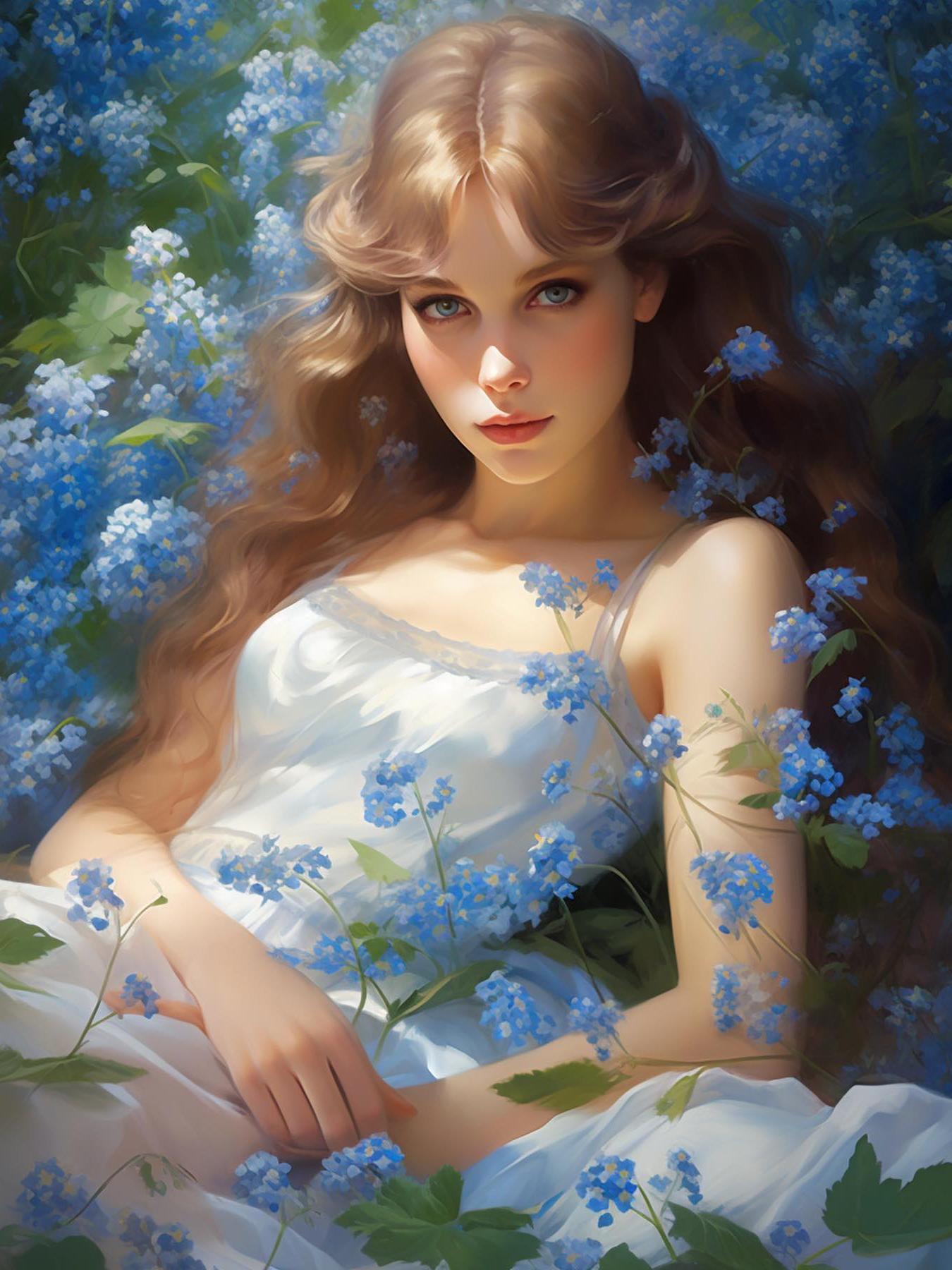 Beautiful Girl | Diamond Painting