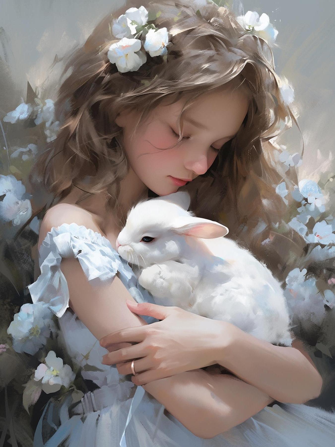 Beautiful Girl | Diamond Painting