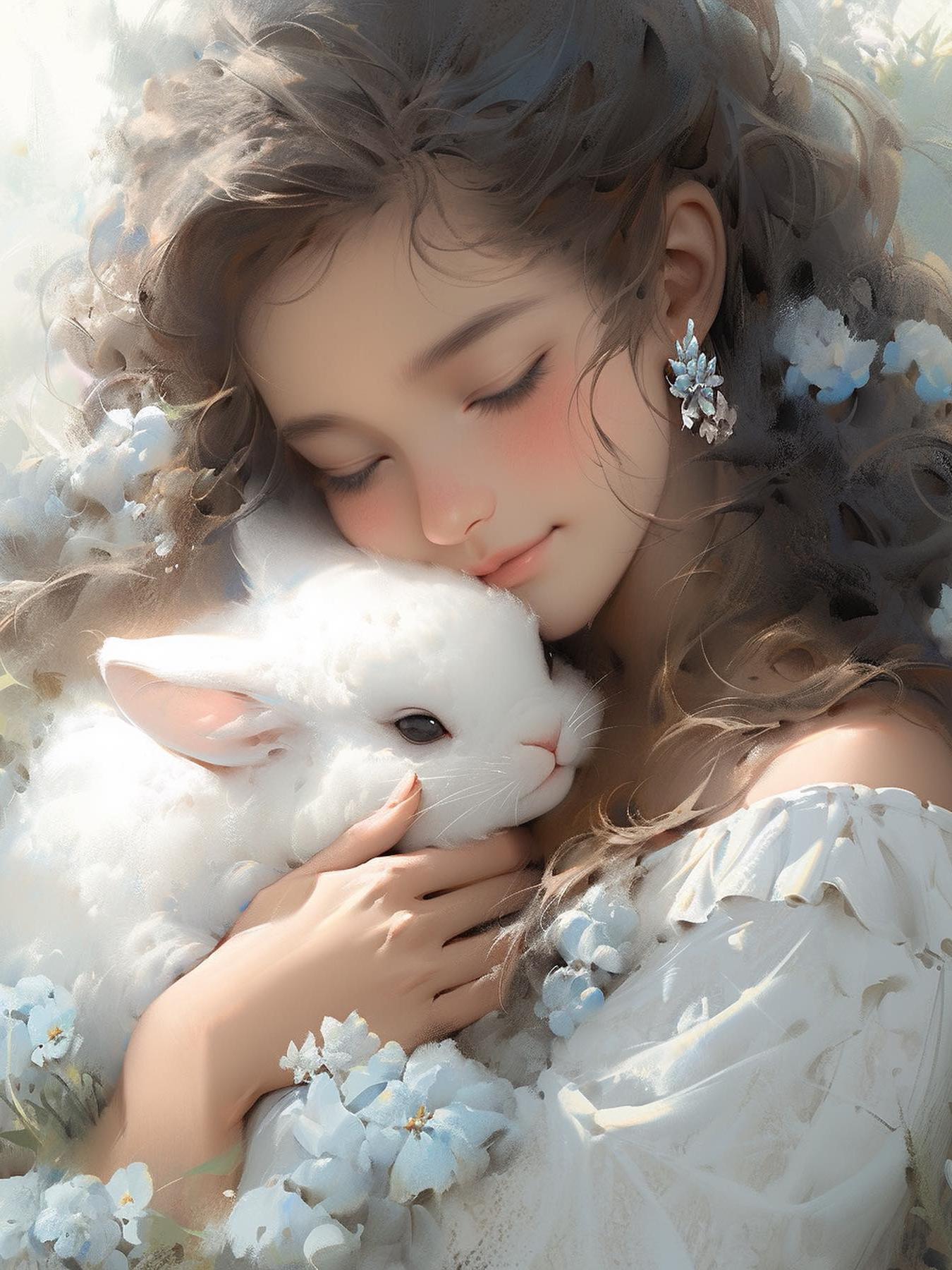 Beautiful Girl | Diamond Painting
